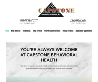 Capstonebehavioralhealth.com(Capstone Behavioral Health) Screenshot