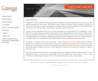 Capstonelawyers.com(Capstone Law APC) Screenshot