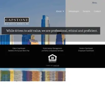 Capstonemanagement.com(Capstone Real Estate Services) Screenshot