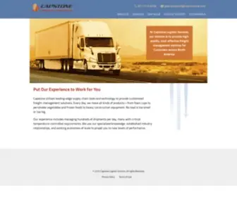 Capstonena.com(Capstone Logistic Services) Screenshot