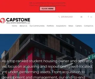 Capstonerealestateinvestments.com(Student Housing Development and Management in Birmingham) Screenshot