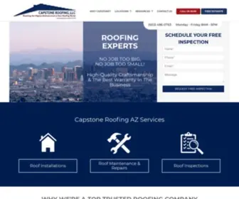 Capstoneroofingaz.com(Capstone Roofing AZ) Screenshot