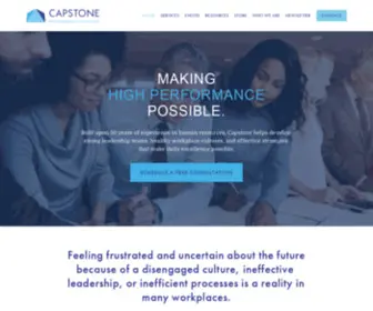 Capstonesolutionsinc.com(Capstone Performance Solutions) Screenshot