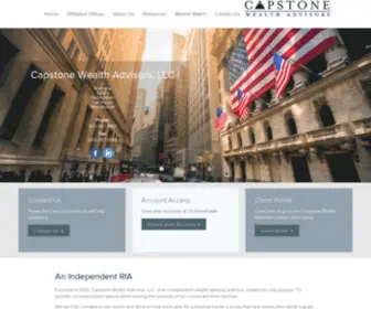 Capstonewealthadvisors.com(Capstone) Screenshot