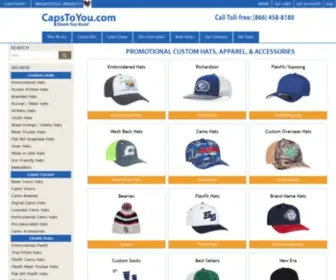 Capstoyou.com(Custom Caps) Screenshot