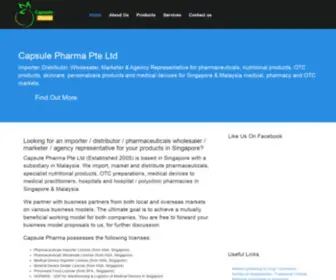 Capsulepharma.com(Singapore Pharmaceutical) Screenshot