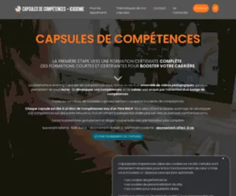 Capsulesdecompetences.com(Capsules) Screenshot