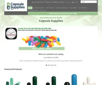 Capsulesupplies.com(Capsule Supplies LLC) Screenshot