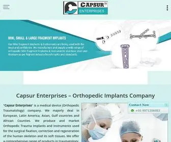 Capsurenterprises.in(Capsur Enterprises) Screenshot