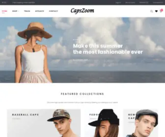 Capszoom.com(Online Fashion Caps & Hats Wholesale Store) Screenshot