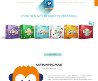 Captain-Macaque.com(Des jeux pour les primates curieux) Screenshot