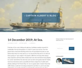 Captainalbert.com(Captain Albert's Blog) Screenshot