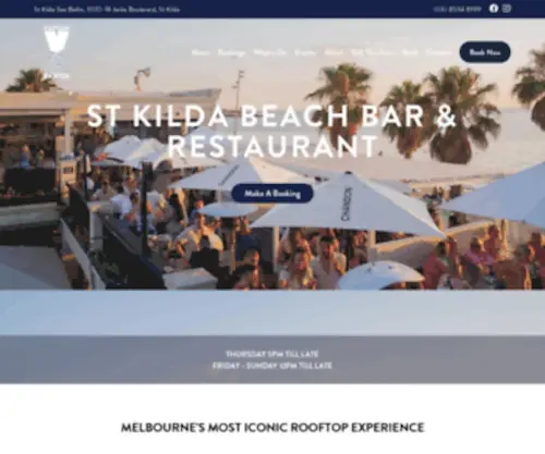 Captainbaxter.com.au(Captain Baxter St Kilda Beach Bar) Screenshot