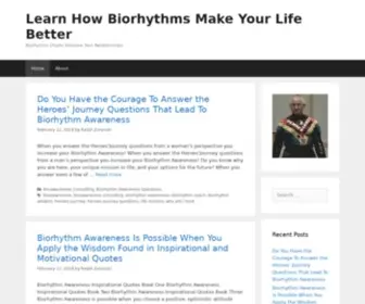 Captainbiorhythm.com(Learn How Biorhythms Make Your Life Better) Screenshot