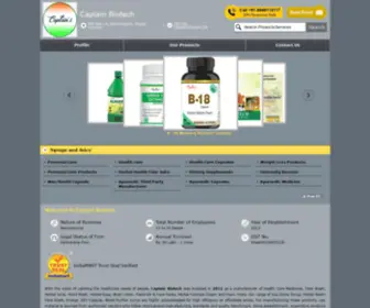 Captainbiotech.com(Captain Biotech) Screenshot