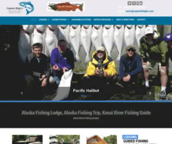 Captainblighs.com(Alaska Fishing Lodge) Screenshot