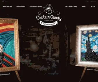 Captaincandy.cz(Candy Store Captain Candy) Screenshot