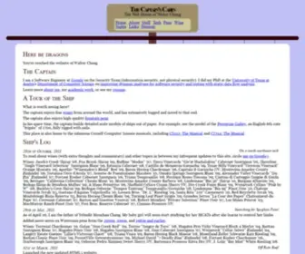 Captainchang.com(The Captain&#039;s Cabin) Screenshot