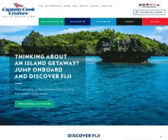 Captaincookcruisesfiji.com(Captain Cook Cruises Fiji) Screenshot