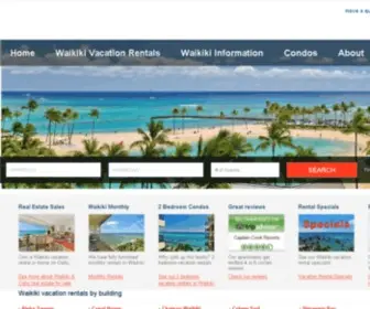 Captaincookresorts.com(Waikiki Vacation Rentals) Screenshot