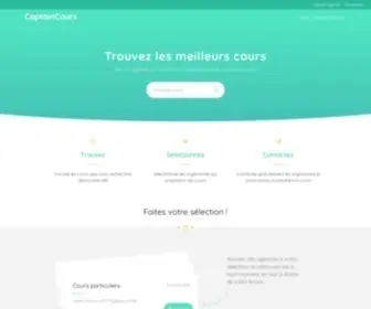 Captaincours.fr(Soutien scolaire et cours particuliers) Screenshot
