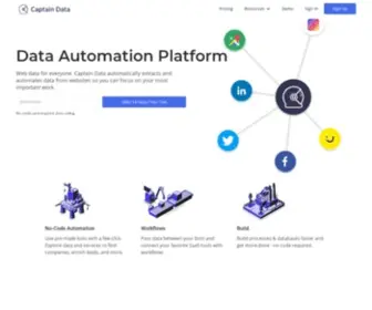 Captaindata.co(Automation Platform) Screenshot