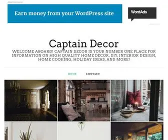 Captaindecor.com(Captain Decor) Screenshot