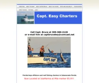 Captaineasycharters.com(Easy Charters) Screenshot