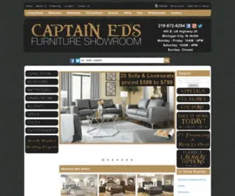 Captainedsfurniture.com(Captain Ed's Furniture Showroom) Screenshot