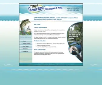 Captaingenebassfishing.com(Captain Gene Fishing) Screenshot