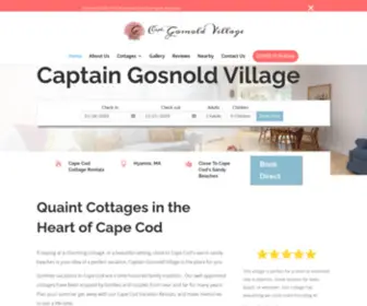 Captaingosnold.com(Captain Gosnold Village) Screenshot