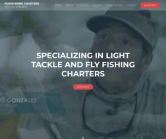 Captainjoegonzalez.com(Light Tackle and Fly Fishing Charters) Screenshot