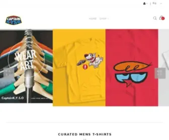 Captainkyso.com(Create an Ecommerce Website and Sell Online) Screenshot