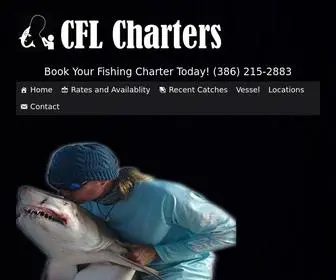 Captainleon.com(Captain Leon Shark Fishing Charter) Screenshot