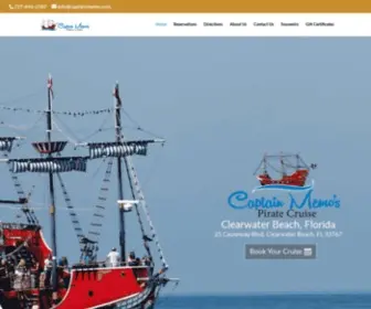 Captainmemo.com(Captain Memo's Pirate Cruise) Screenshot
