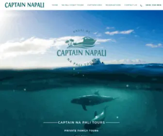 Captainnapali.com(Captain Na Pali Private Boat Tours) Screenshot