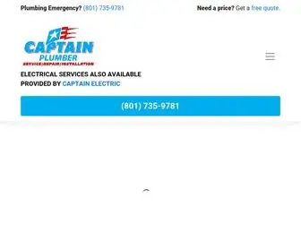 Captainplumbing.com(Wasatch Front Plumber) Screenshot