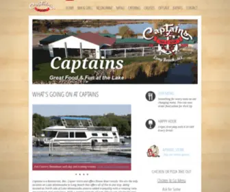 Captainsbarandgrill.com(Captains Bar & Grill) Screenshot