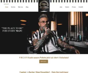 Captainsbarbershop.de(Captain's Barber Shop & Herrenfriseur Düsseldorf) Screenshot