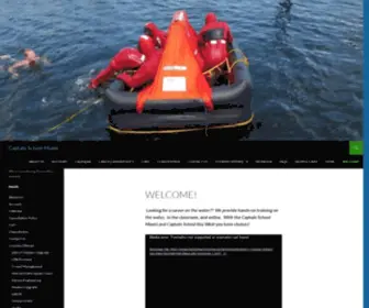 Captainschoolmiami.com(USCG Approved Captain's License Class & Testing & STCW) Screenshot