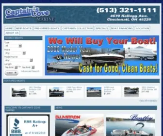 Captainscovemarine.com(Captain's Cove) Screenshot