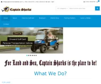 Captainsharksbelize.com(Captain Sharks) Screenshot