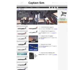 Captainsim.com(Flight Simulation Software) Screenshot