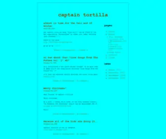 Captaintortilla.com(The official captain tortilla homepage experience) Screenshot