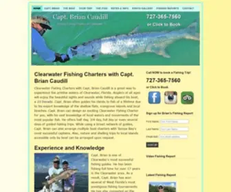 Captbrian.com(Inshore Fishing Charters in Clearwater) Screenshot