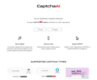 Captchaai.com(CaptchaAI) Screenshot
