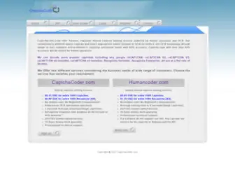 Captchaboss.com(Hybrid captcha solving service) Screenshot