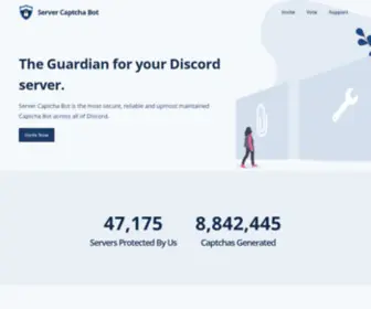 Captchabot.xyz(Server Captcha Bot) Screenshot