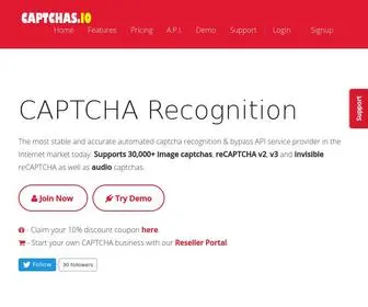 Captchas.io(Free Captcha Recognition) Screenshot