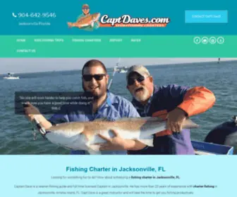 Captdaves.com(Capt. Dave's Sport Fishing) Screenshot